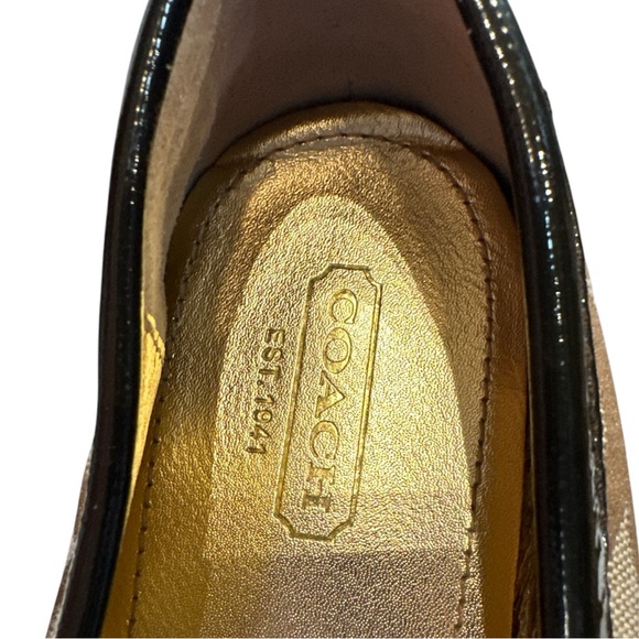 Coach Women's Brown Loafers - Picture 7 of 9